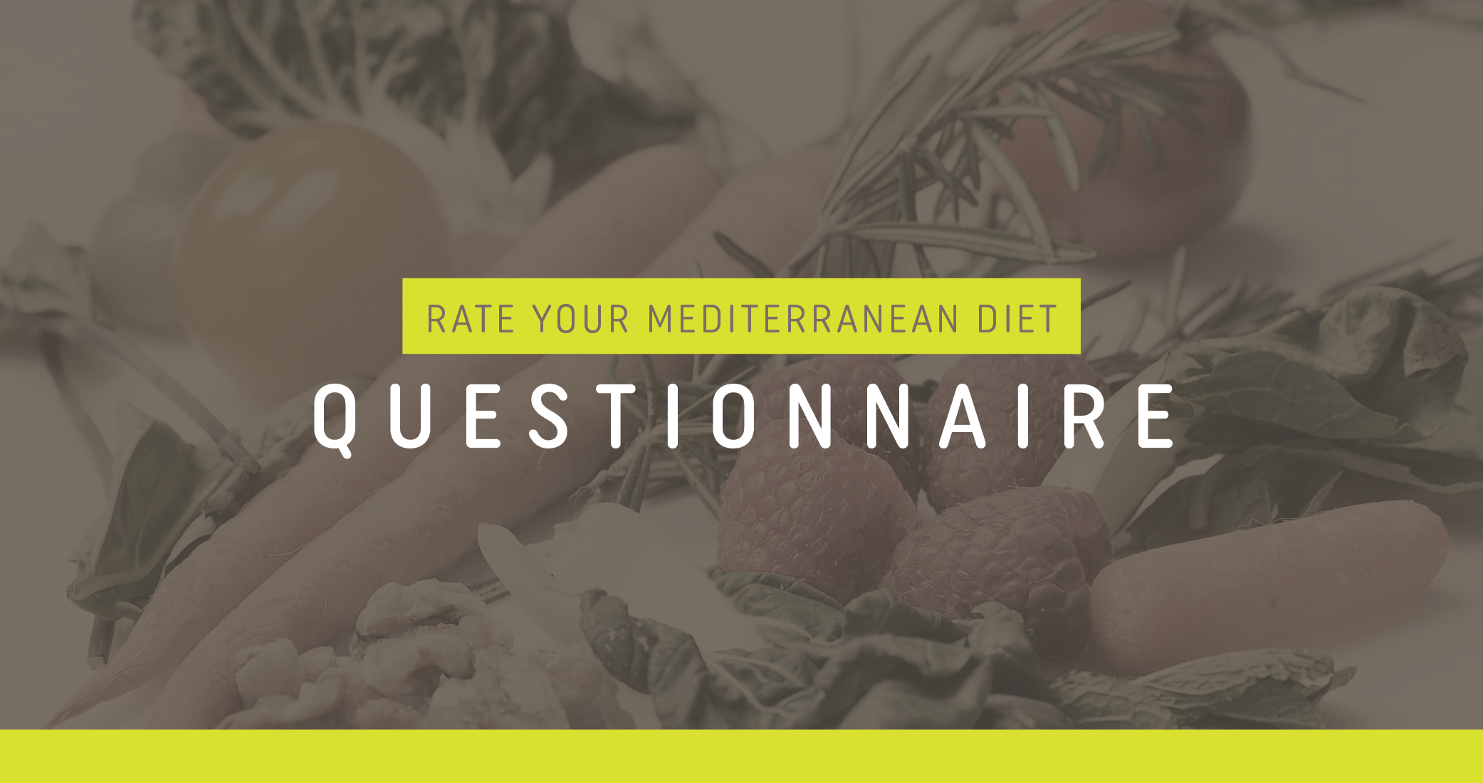 Mediterranean Diet Questionnaire