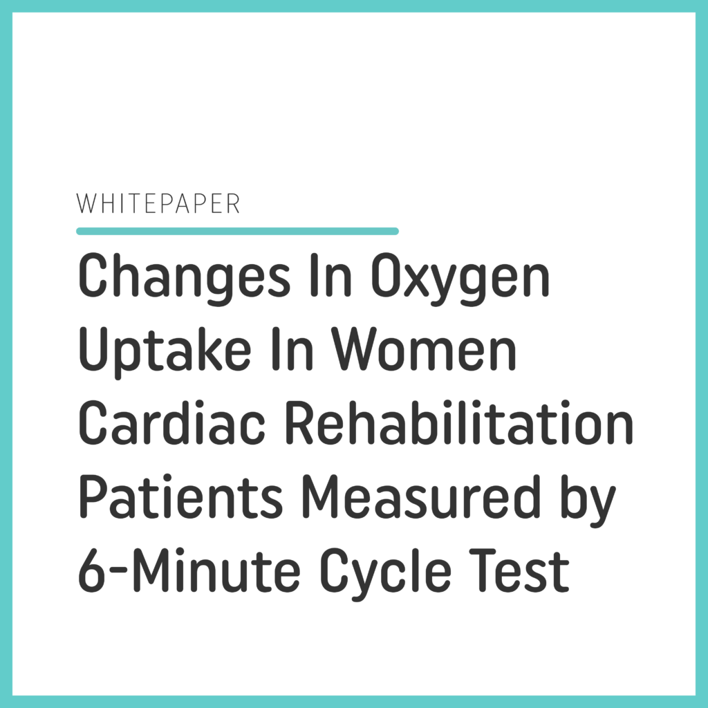 Changes In Oxygen Uptake In Women Cardiac Rehabilitation Patients as Measured by a Self-paced Cycle Ergometer Test; The King 6-Minute Cycle Test