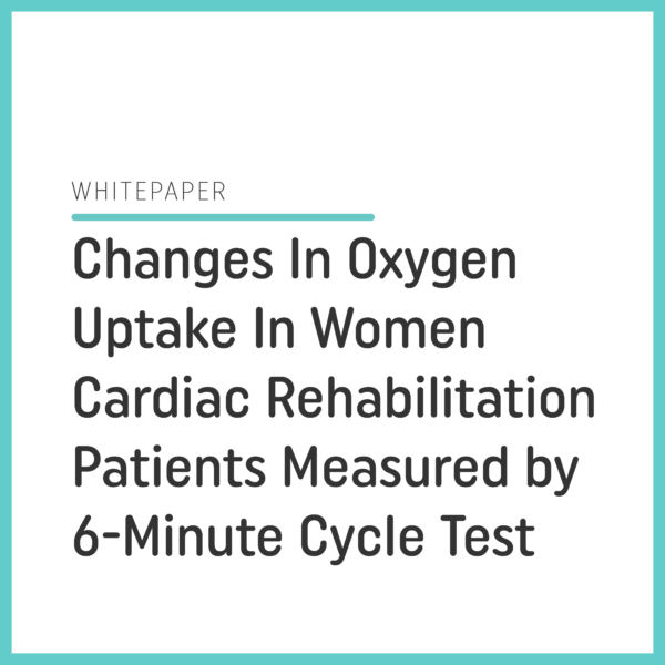 Changes In Oxygen Uptake In Women Cardiac Rehabilitation Patients as Measured by a Self-paced Cycle Ergometer Test; The King 6-Minute Cycle Test